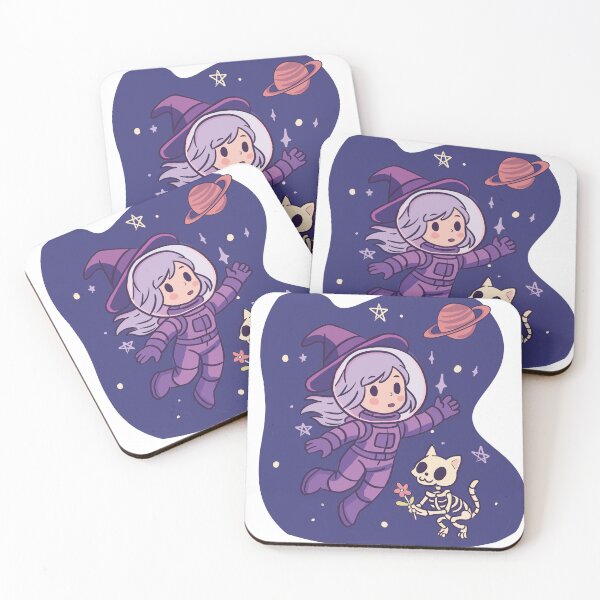 Item preview, Little witch in space designed and sold by Talisbubble.