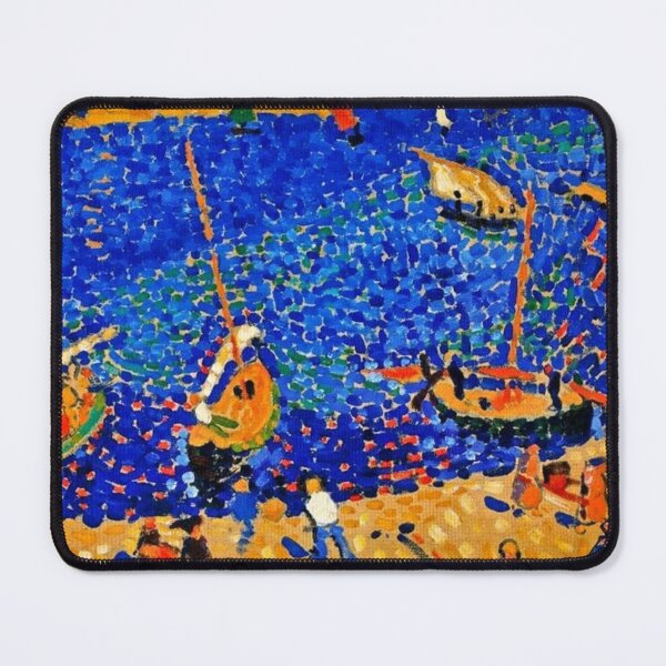 Item preview, Boats at Collioure 1905 Andre Derain (digitally enhanced by WatermarkNZ Press) designed and sold by CristalleLisa.