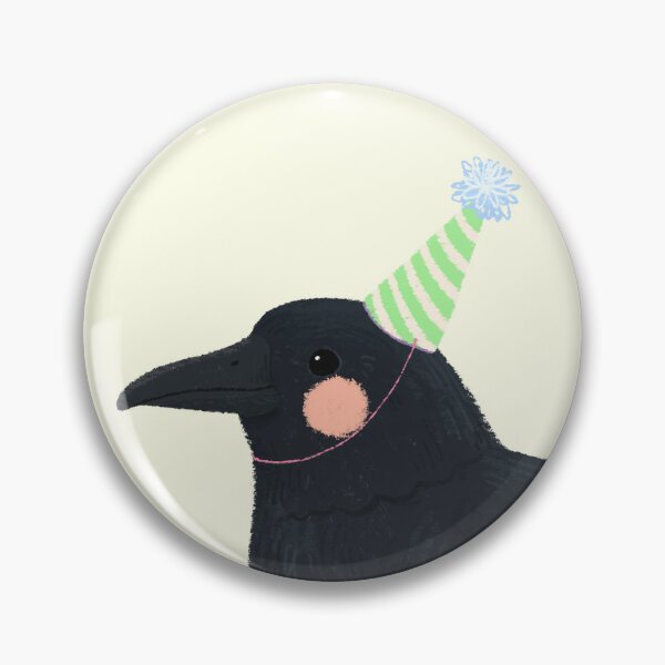 Item preview, Cute Scribbly Crow (+ party hat!) designed and sold by You Store.