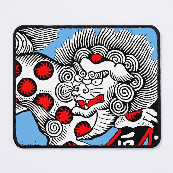 Item preview, Safety Matches Matchbox Art Japanese Lion or Foo Dog designed and sold by Pixelchicken.
