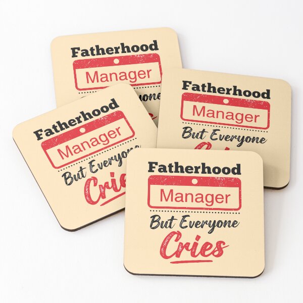 Item preview, Fatherhood Manager Parenting Humorous Dad Life designed and sold by Trendsecne.
