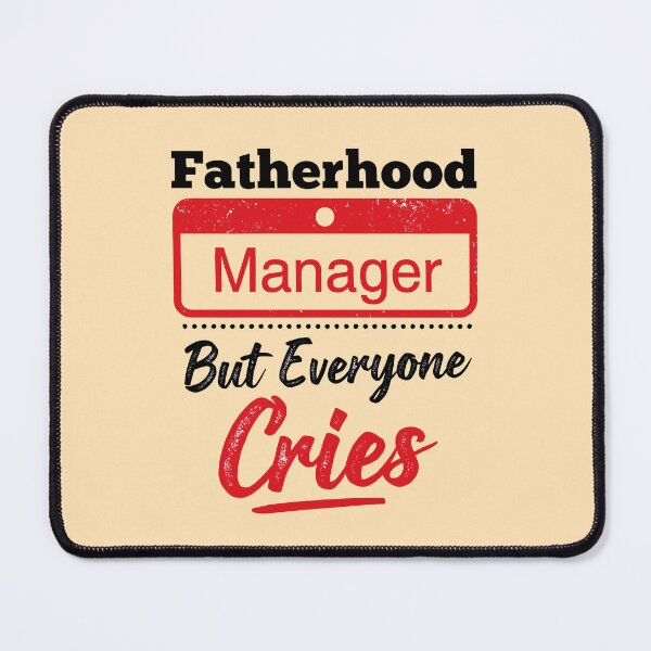 Item preview, Fatherhood Manager Parenting Humorous Dad Life designed and sold by Trendsecne.