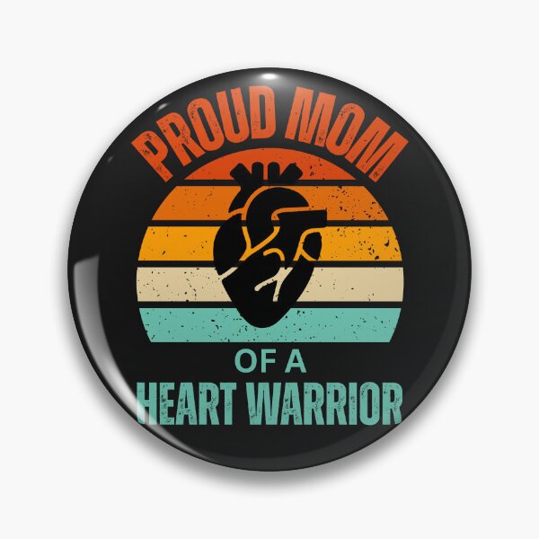 Item preview, Funny Mother's day Proud mom of a Heart warrior  2025 designed and sold by erozzz.