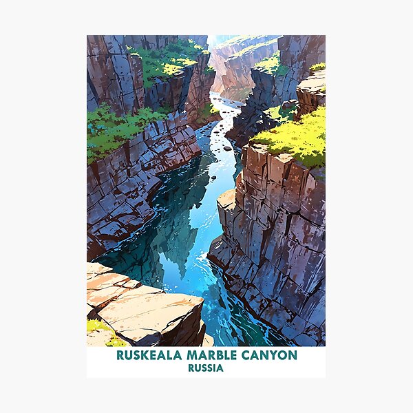 Item preview, Ruskeala Marble Canyon (Karelia), Russia designed and sold by Worldscape Wonders.