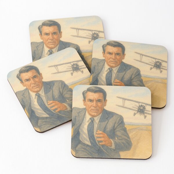 Item preview, North by Northwest, Alfred Hitchcock, Cary Grant film designed and sold by Mauswohn.