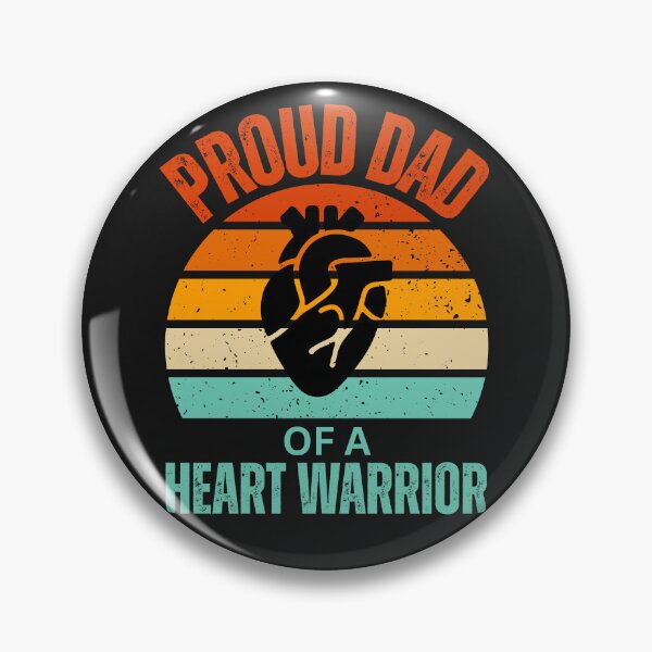 Item preview,  Funny Father's day Proud Dad of a Heart warrior  2025 designed and sold by erozzz.