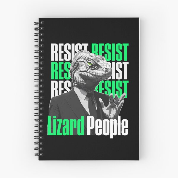 Item preview, Resist Reptilians Lizard People designed and sold by Mr. Monocle.