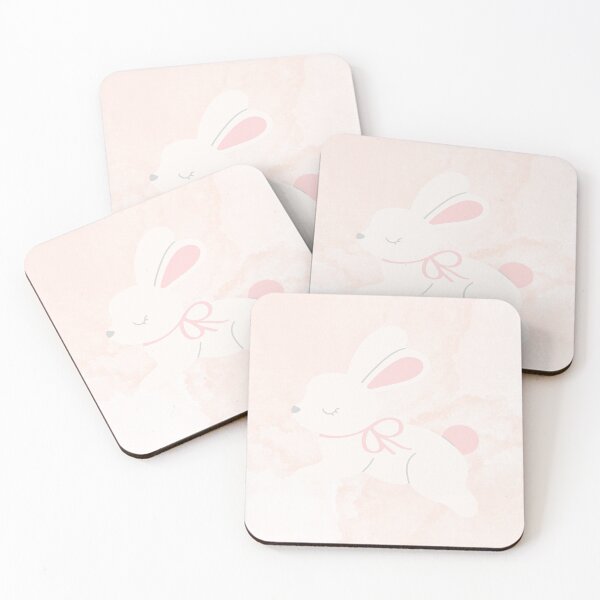 Artikelvorschau, Niedlicher weißer Hase entworfen und verkauft von Sunny Stickers & Stationery.
