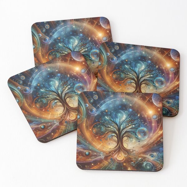 Item preview,  Futuristic Tree of Life with Tech Roots designed and sold by FusionGaze.