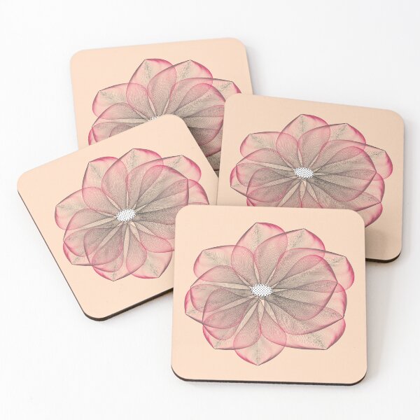 Item preview, Abstract Flower of Lines – Modern Art Design designed and sold by NB-Artmagic.