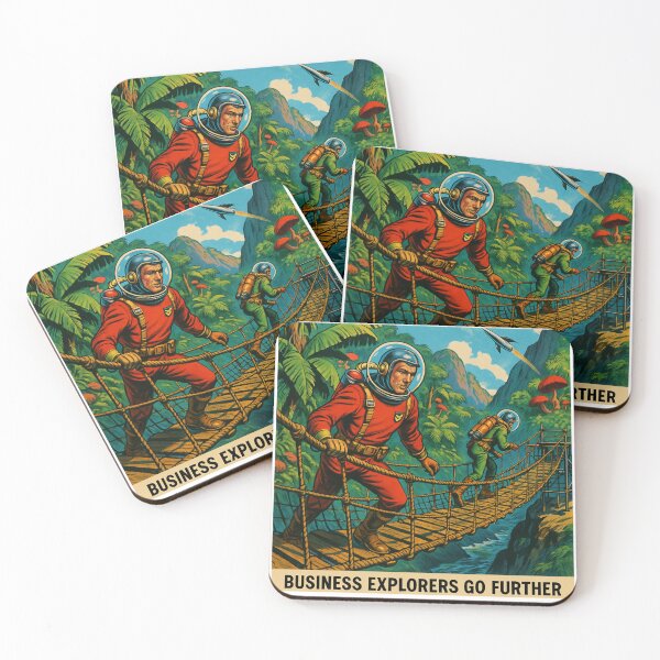 Item preview, Business Explorers Cross Bridges designed and sold by Living In An Earlier Age.