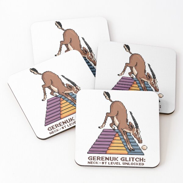 Item preview,  Gerenuk Glitch – Neck-3st Level Unlocked designed and sold by NaturePixel.