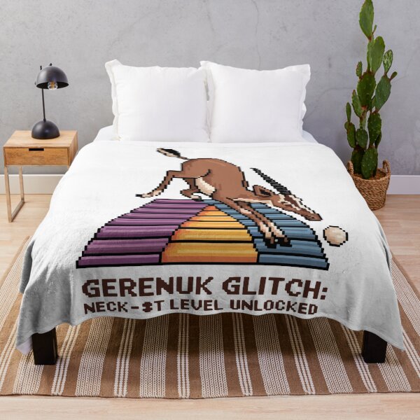 Item preview,  Gerenuk Glitch – Neck-3st Level Unlocked designed and sold by NaturePixel.