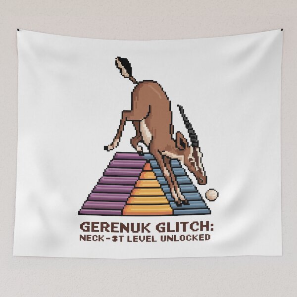 Item preview,  Gerenuk Glitch – Neck-3st Level Unlocked designed and sold by NaturePixel.