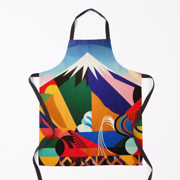 Item preview, Abstract painting with a hint of  mountain - Taranaki designed and sold by CristalleLisa.