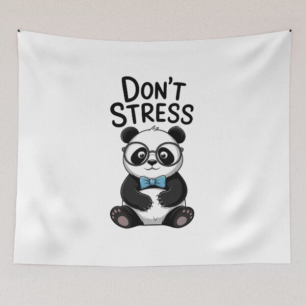 Item preview,  Cute Tiny Panda Dont Stress designed and sold by MonkiFlipp.