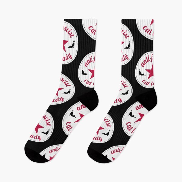 Item preview, The Anti-Fascist Cat Lady - Black designed and sold by TRVLR Designs.