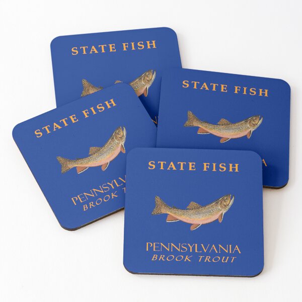 Item preview, Pennsylvania Territory Game Fish The Brook Trout designed and sold by taiche.