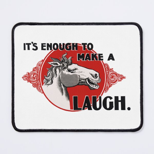 Item preview, It’s Enough to Make a Horse Laugh – 1896 Vintage Humor designed and sold by Daniel Hagerman.