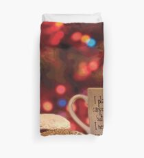 CARPE DIEM COFFEE Pop Art Duvet Cover
