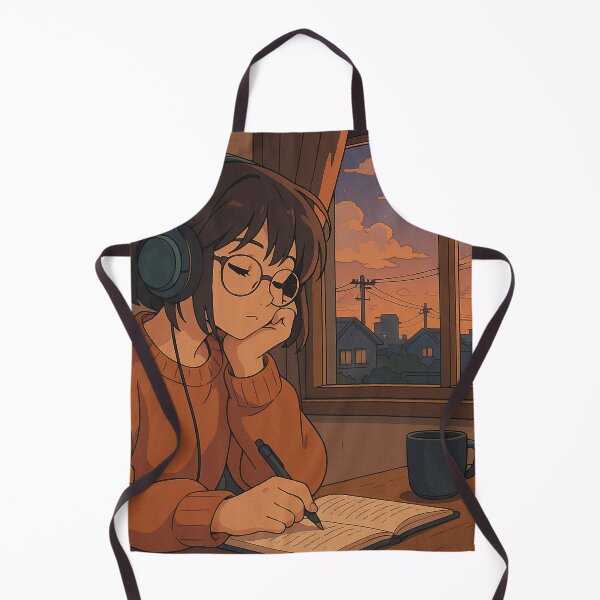 Item preview, Study Chill Time - Lofi Girl at Dusk designed and sold by DreamCraze.
