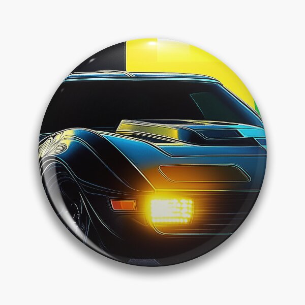 Item preview, Corvette C3 Stingray - Retro Synthwave Art Print designed and sold by Piston & Palette.