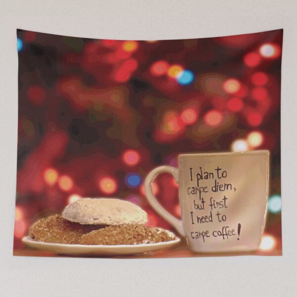 Item preview, CARPE DIEM COFFEE Pop Art designed and sold by Bruce ALMIGHTY Baker.