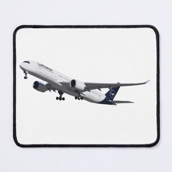 Item preview, Luft Airlines A350 Plane Abstract Illustration designed and sold by AddiK-Art.