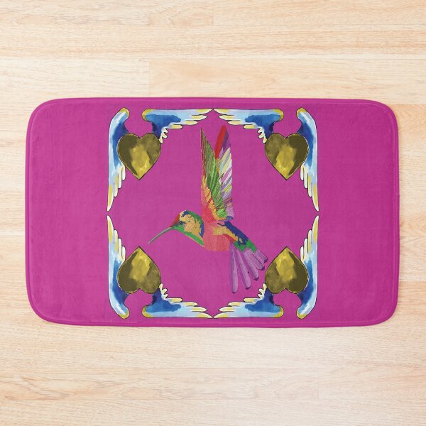 Item preview, Bird Colibri -  pink pattern designed and sold by StudioViArt.