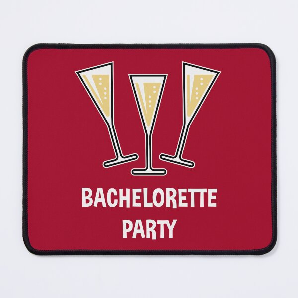 Item preview, Bachelorette Party (Sparkling Wine Glasses / Funnel / Shut / 3C) designed and sold by MrFaulbaum.