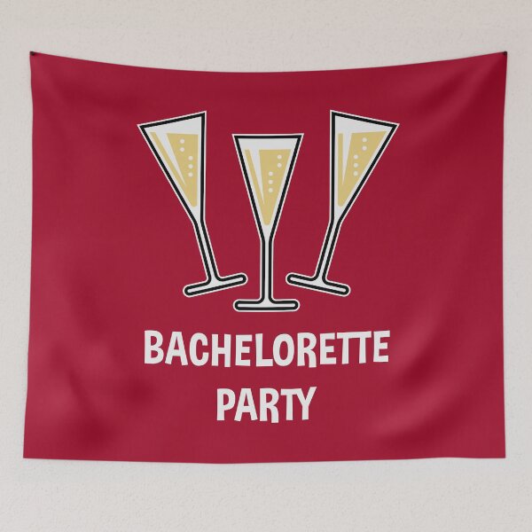 Item preview, Bachelorette Party (Sparkling Wine Glasses / Funnel / Shut / 3C) designed and sold by MrFaulbaum.
