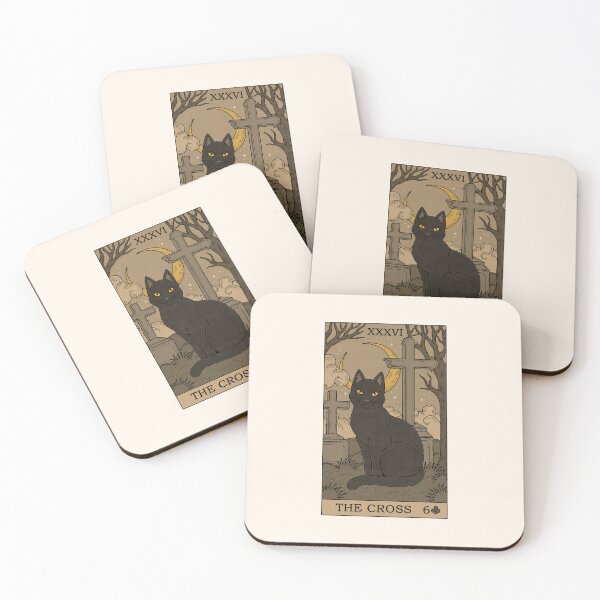 Item preview, The Cross - Cats Tarot designed and sold by Thiago Corrêa.