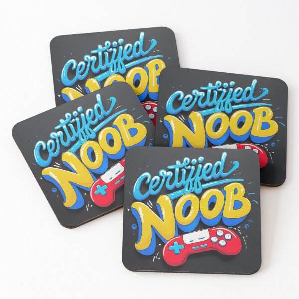 Item preview, Certified Noob – Funny Gamer Hand-Drawn Design designed and sold by HAFIZ-DP.