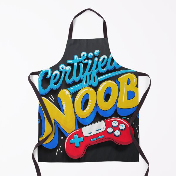 Item preview, Certified Noob – Funny Gamer Hand-Drawn Design designed and sold by HAFIZ-DP.