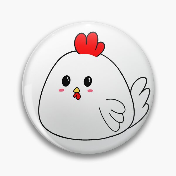 Item preview, White chicken designed and sold by straycats317.