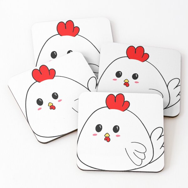 Item preview, White chicken designed and sold by straycats317.