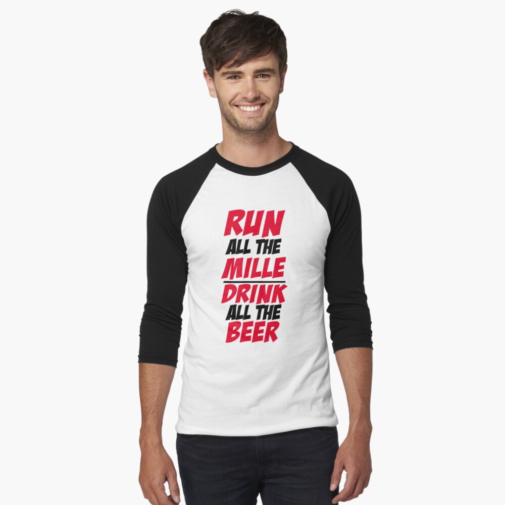 Run All The Miles Drink All The Beer Tank, Womens Workout Top