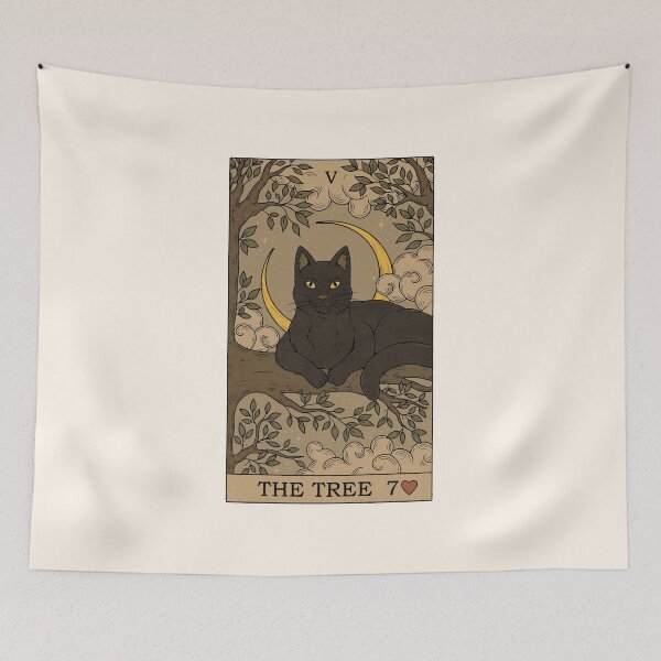 Item preview, The Tree - Cats Tarot designed and sold by Thiago Corrêa.