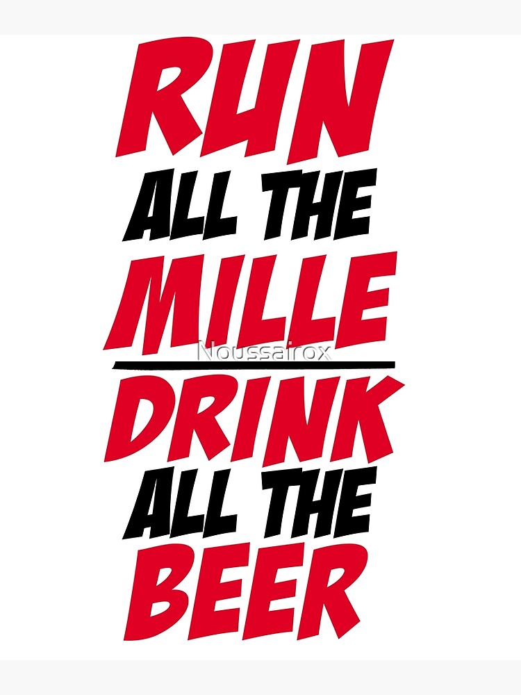 Run All The Miles Drink All The Beer Tank, Womens Workout Top