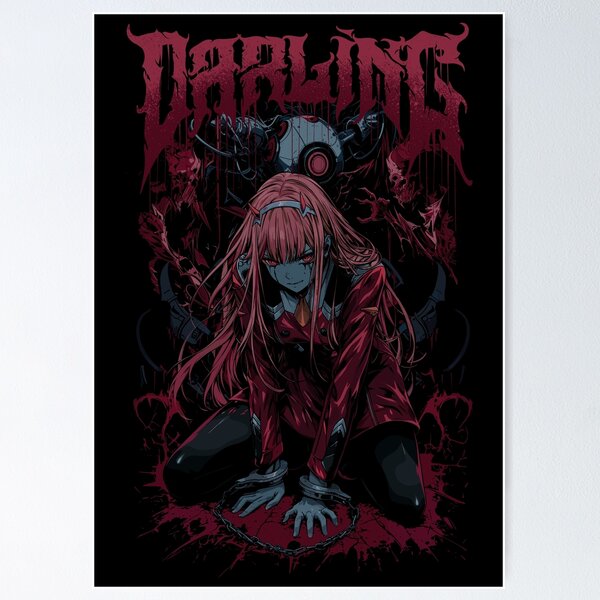 Item preview, Zero Two Dark Heavy Metal Art designed and sold by Tokyo Retro.