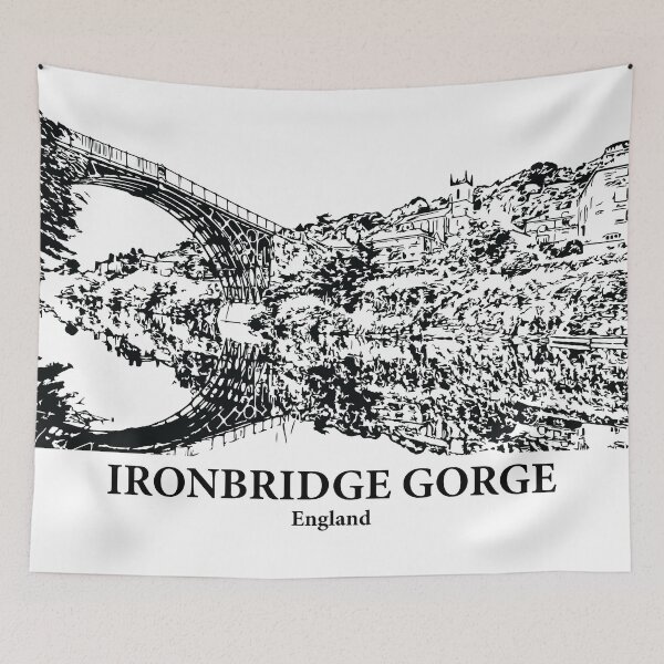 Item preview, Ironbridge Gorge - England designed and sold by Lakeric Cityscapes.