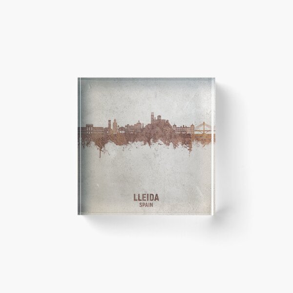 Item preview, Lleida Spain Skyline designed and sold by ArtPrints.