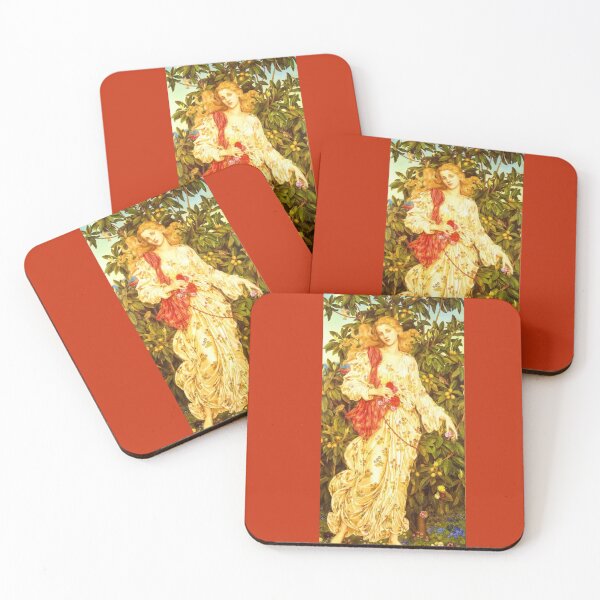 Item preview, Flora is an 1894 painting by Evelyn De Morgan. designed and sold by CristalleLisa.