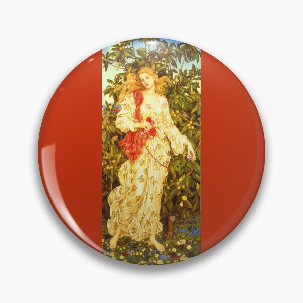 Item preview, Flora is an 1894 painting by Evelyn De Morgan. designed and sold by CristalleLisa.