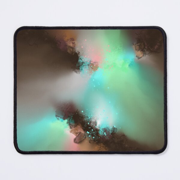 Item preview, Neovance - Teal Aqua Brown Abstract designed and sold by Joey Santiago.