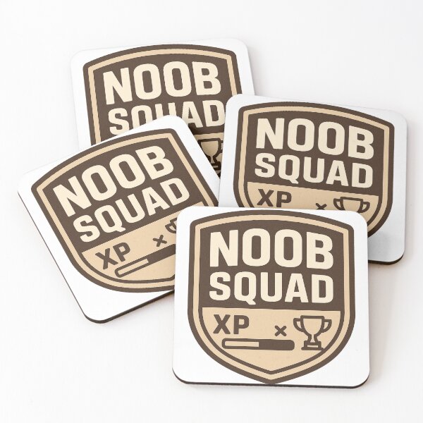 Item preview, Noob Squad – Retro Gamer XP Badge Design designed and sold by HAFIZ-DP.