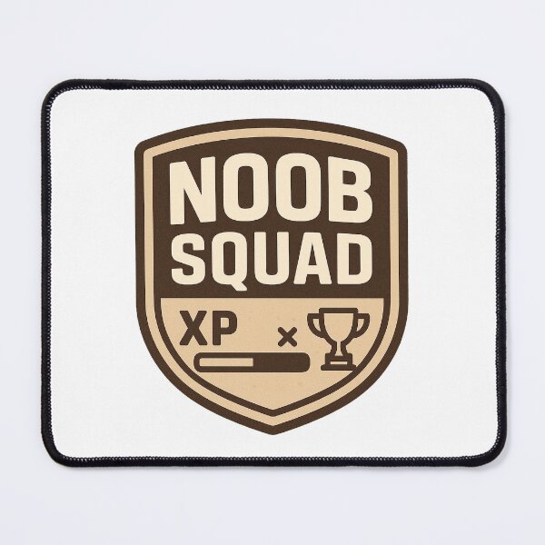 Item preview, Noob Squad – Retro Gamer XP Badge Design designed and sold by HAFIZ-DP.