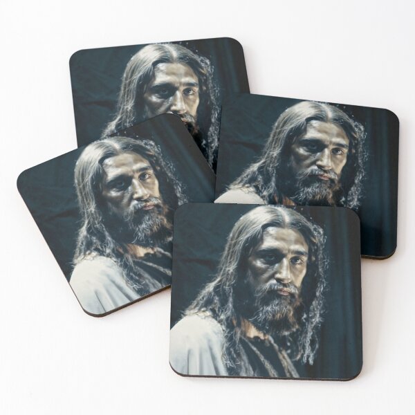 Item preview, Jesus of Nazareth — Shroud of Turin Enhanced Portrait designed and sold by ShroudFaceAI.