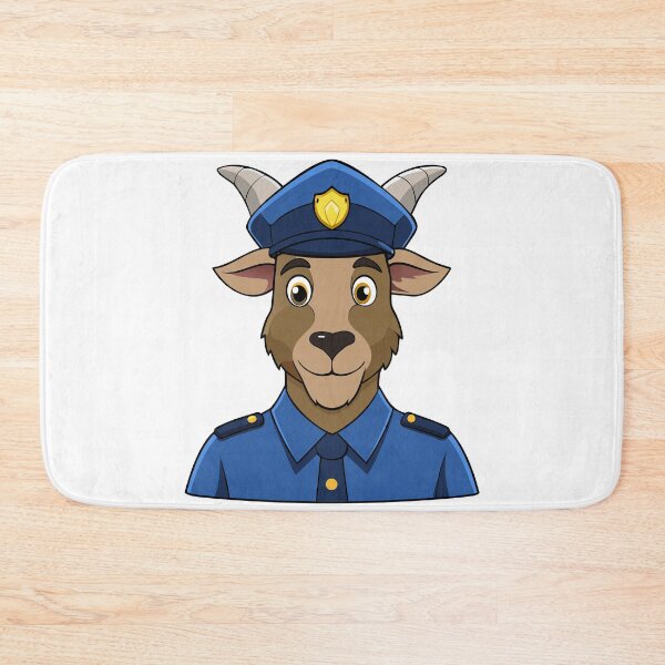 Item preview, Representative goat policeman. designed and sold by GregorySmithRed.