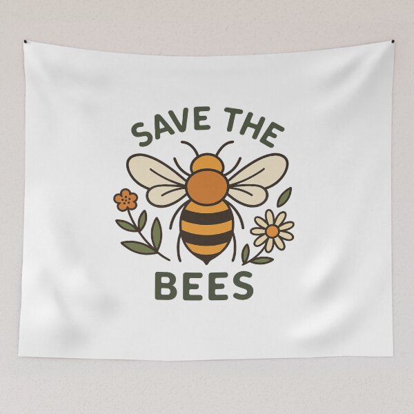 Item preview, Save The Bees - Cute Environmental Awareness Design designed and sold by ArTo-Wear.
